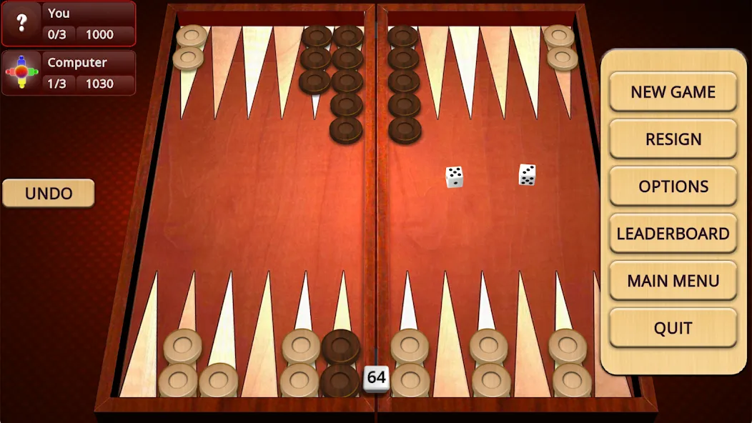Backgammon Mighty [МОД Menu] Screenshot 2
