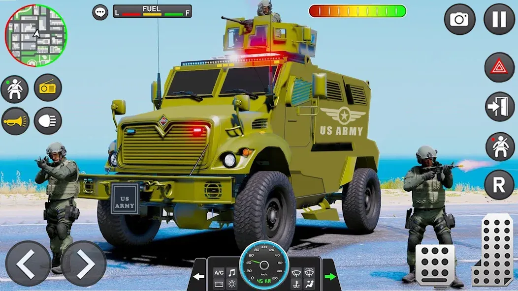 Army Vehicle Cargo Transport (Армейский транспорт грузовых автомобилей) [МОД Все открыто] Screenshot 1