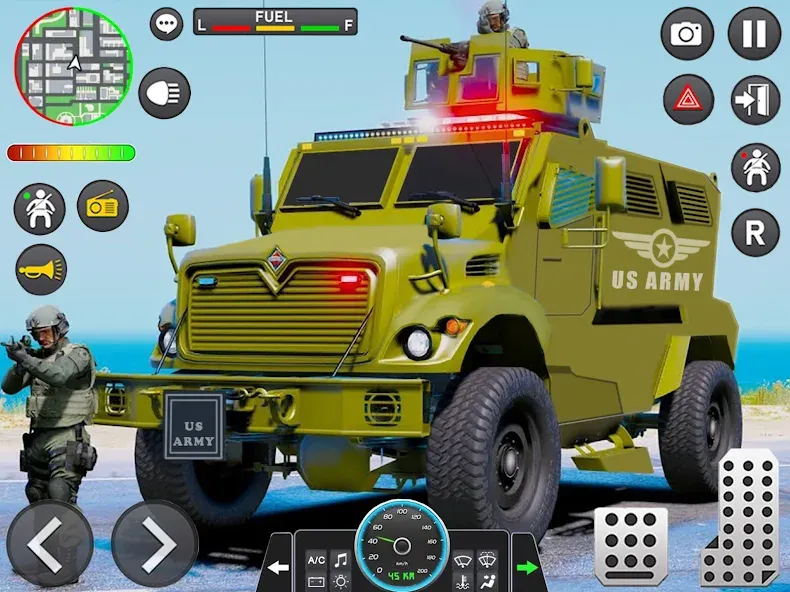 Army Vehicle Cargo Transport (Армейский транспорт грузовых автомобилей) [МОД Все открыто] Screenshot 5