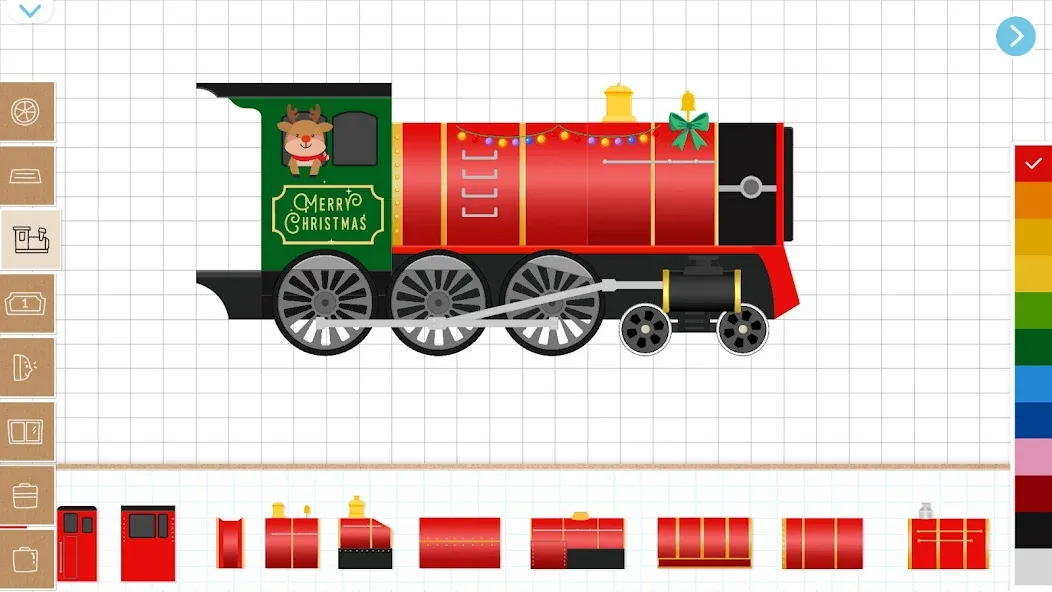 Christmas Train Game For Kids [МОД Много монет] Screenshot 2