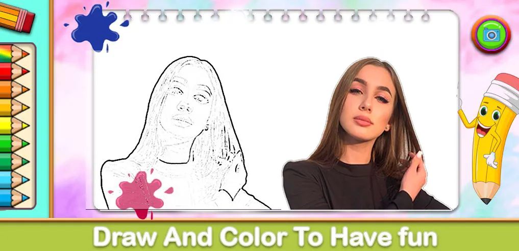 Lady Diana Coloring Game (Леди Диана Колоринг Гейм) [МОД Меню] Screenshot 1