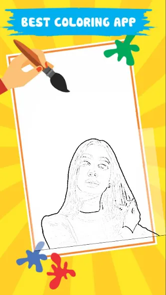 Lady Diana Coloring Game (Леди Диана Колоринг Гейм) [МОД Меню] Screenshot 4