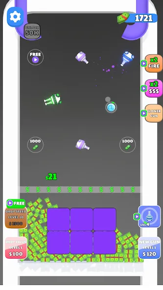 Guns and Bounce (Ганз энд Баунс) [МОД Бесконечные деньги] Screenshot 2