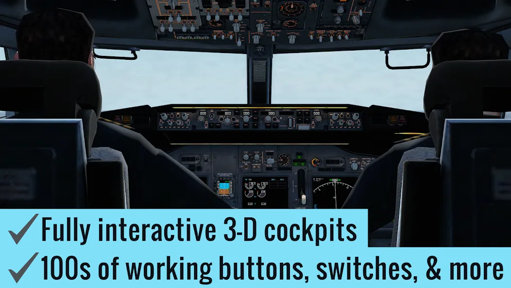 X-Plane Flight Simulator [МОД Бесконечные деньги] Screenshot 2