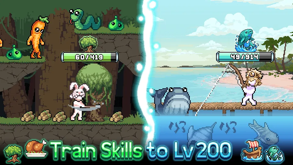 IdleOn - The Idle RPG (Айдлон) [МОД Все открыто] Screenshot 4