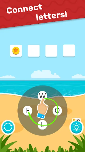 Word Weekend Letters & Worlds (Уикенд Слово) [МОД Бесконечные монеты] Screenshot 4