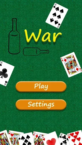War - card game [МОД Много монет] Screenshot 1