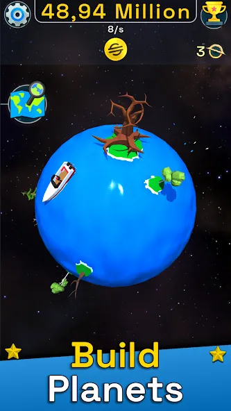 Planet Evolution: Idle Clicker (Планета Эволюция) [МОД Unlocked] Screenshot 1