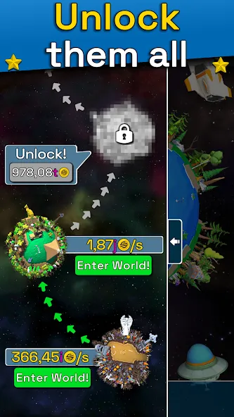 Planet Evolution: Idle Clicker (Планета Эволюция) [МОД Unlocked] Screenshot 5