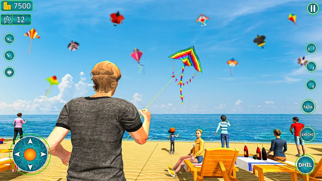 Kite Basant: Kite Flying Games [МОД Меню] Screenshot 1