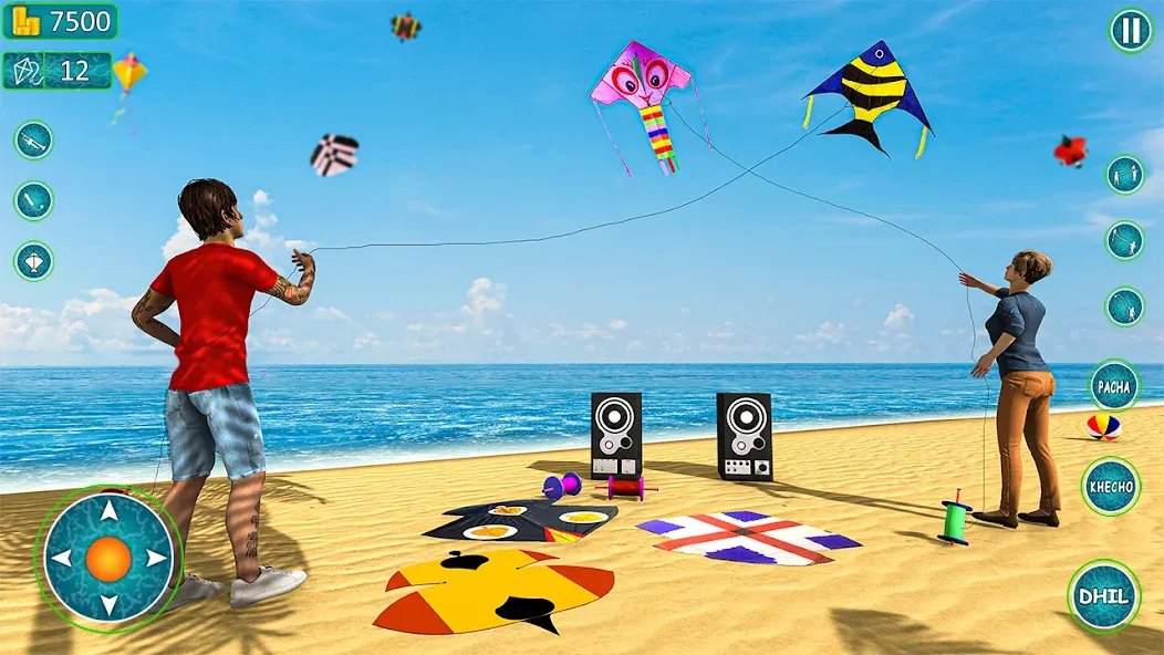 Kite Basant: Kite Flying Games [МОД Меню] Screenshot 3