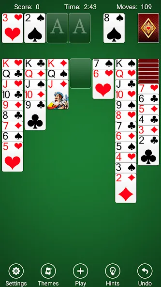 Solitaire [МОД Много монет] Screenshot 1