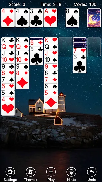 Solitaire [МОД Много монет] Screenshot 2