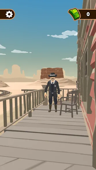 Western Cowboy: Shooting Game (Вестерн Каубой) [МОД Много монет] Screenshot 1