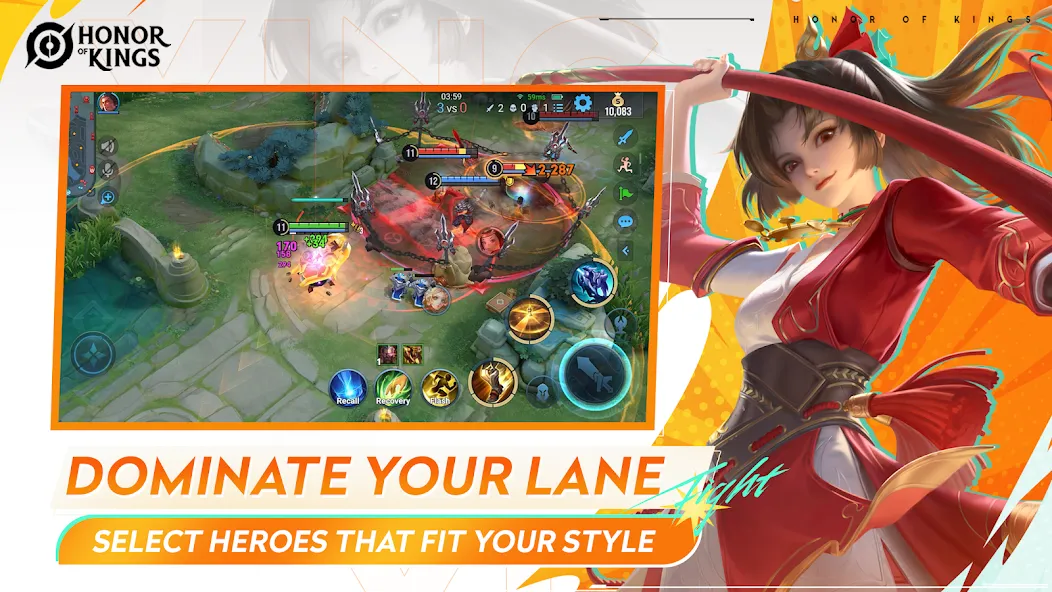 Honor of Kings (Хонор оф Кингс) [МОД Бесконечные деньги] Screenshot 3