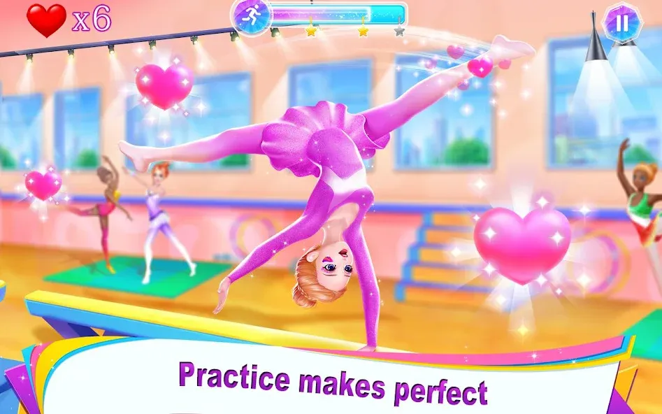 Gymnastics Queen (Джимнастикс Квин) [МОД Меню] Screenshot 4