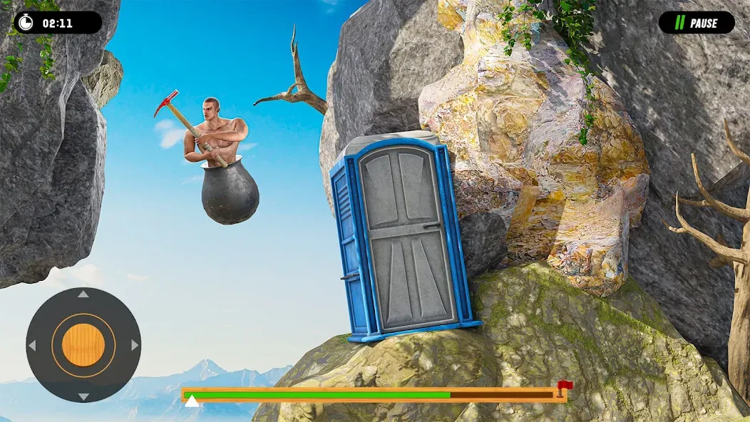 Hammer Climber Man: Pot Man 3D [МОД Бесконечные монеты] Screenshot 5