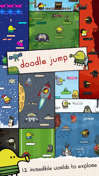 Doodle Jump (Дудл Джамп) [МОД Бесконечные деньги] Screenshot 2