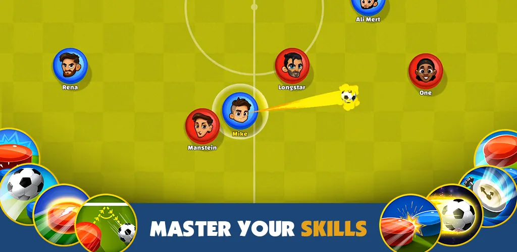 Super Soccer 3v3 (Online) (упер футбол 3 на 3) [МОД Меню] Screenshot 2