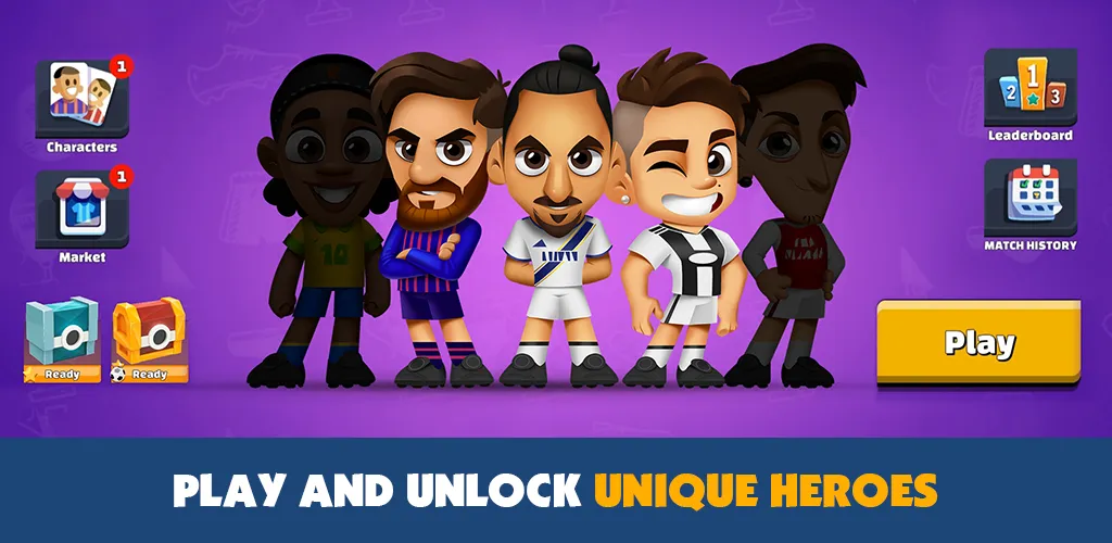 Super Soccer 3v3 (Online) (упер футбол 3 на 3) [МОД Меню] Screenshot 3