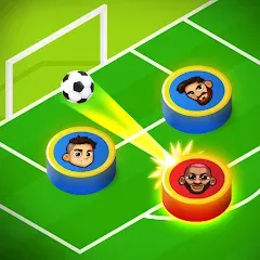 Скачать взломанную Super Soccer 3v3 (Online) (упер футбол 3 на 3)  [МОД Меню]