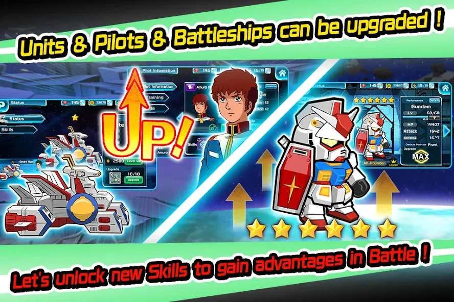 LINE: Gundam Wars (Лайн) [МОД Mega Pack] Screenshot 4