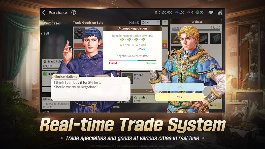 Uncharted Waters Origin (Анчартед Уотерс Ориджин) [МОД Mega Pack] Screenshot 5