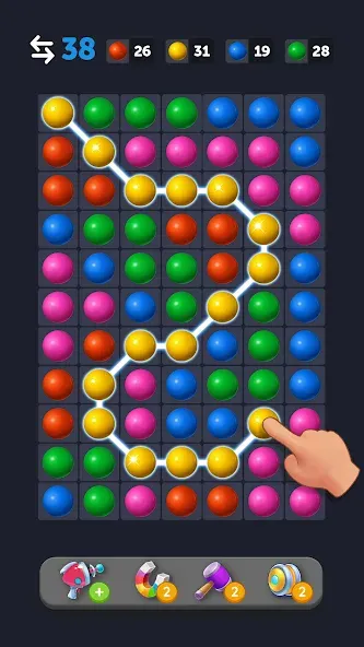 Bubble Link - Connect & Match (Бабл Линк) [МОД Много монет] Screenshot 1
