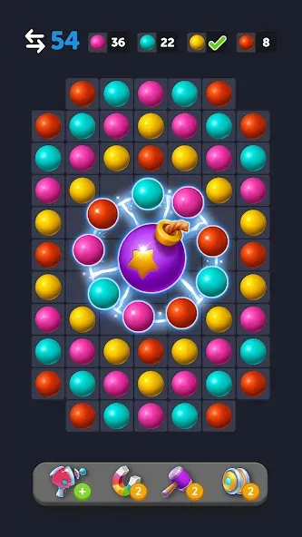 Bubble Link - Connect & Match (Бабл Линк) [МОД Много монет] Screenshot 2