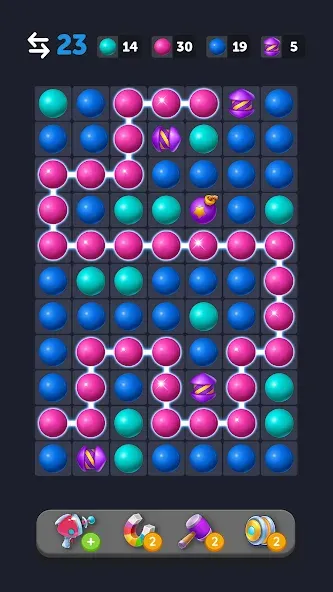 Bubble Link - Connect & Match (Бабл Линк) [МОД Много монет] Screenshot 3