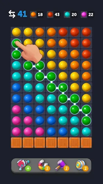 Bubble Link - Connect & Match (Бабл Линк) [МОД Много монет] Screenshot 4