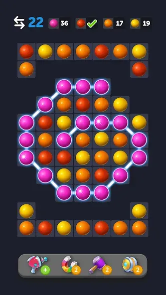 Bubble Link - Connect & Match (Бабл Линк) [МОД Много монет] Screenshot 5