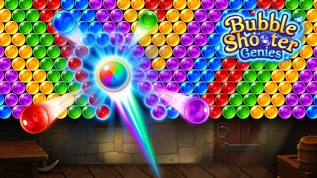Bubble Shooter Genies [МОД Unlocked] Screenshot 3