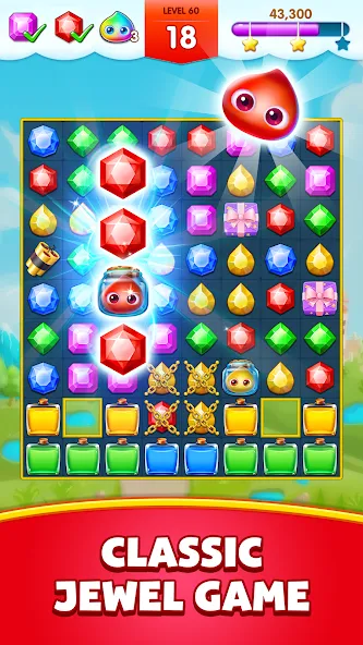 Jewels Legend - Match 3 Puzzle (Джуэл Легенд) [МОД Меню] Screenshot 1