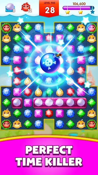 Jewels Legend - Match 3 Puzzle (Джуэл Легенд) [МОД Меню] Screenshot 4