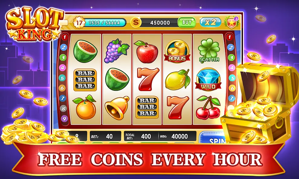 Slots Machines - Vegas Casino [МОД Unlimited Money] Screenshot 1