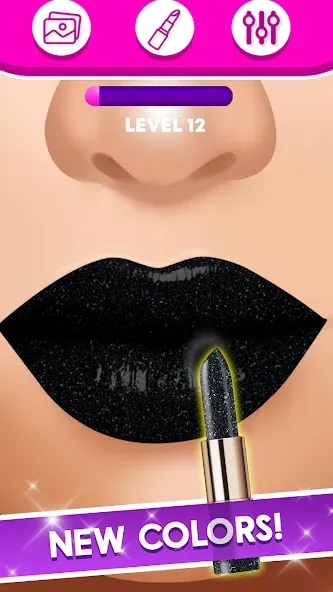 Lip Art Makeup Beauty Game [МОД Меню] Screenshot 3