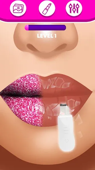 Lip Art Makeup Beauty Game [МОД Меню] Screenshot 5