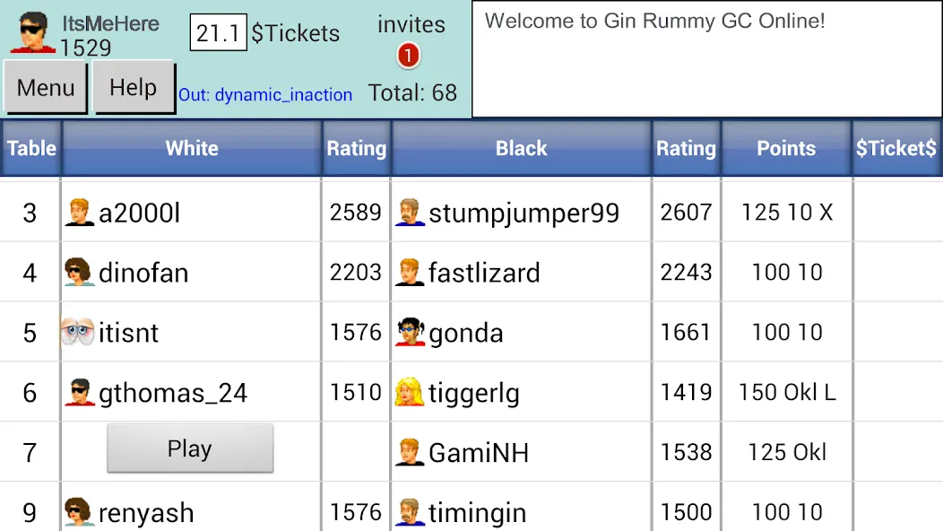 Gin Rummy GC Online (Джин Рамми Онлайн) [МОД Unlocked] Screenshot 2