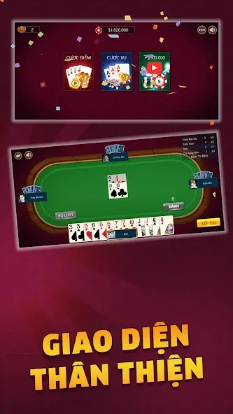 Tiến Lên - Tien Len Mien Nam [МОД Бесконечные деньги] Screenshot 1