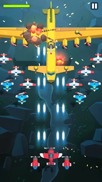 Burning Sky: Aircraft Combat (Бернинг Скай) [МОД Unlimited Money] Screenshot 5