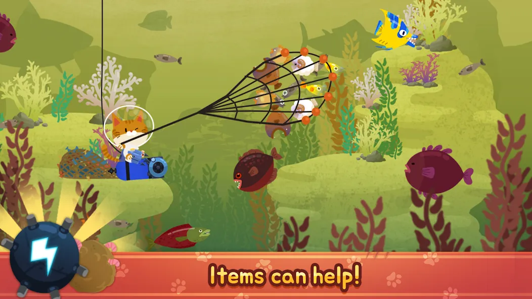 The Fishercat (Зе Фишеркат) [МОД Бесконечные деньги] Screenshot 5