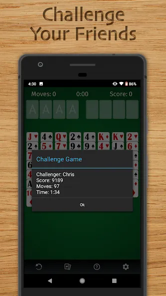 FreeCell Solitaire Classic (Фрисел Солитер Классик) [МОД Бесконечные деньги] Screenshot 4