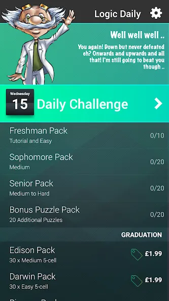 Logic Puzzles Daily - Solve Lo (Лоджик Пазлз Дейли) [МОД Меню] Screenshot 2