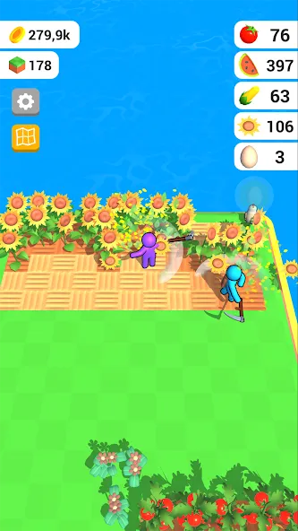 Farm Land - Farming life game (Фарм Лэнд) [МОД Mega Pack] Screenshot 3