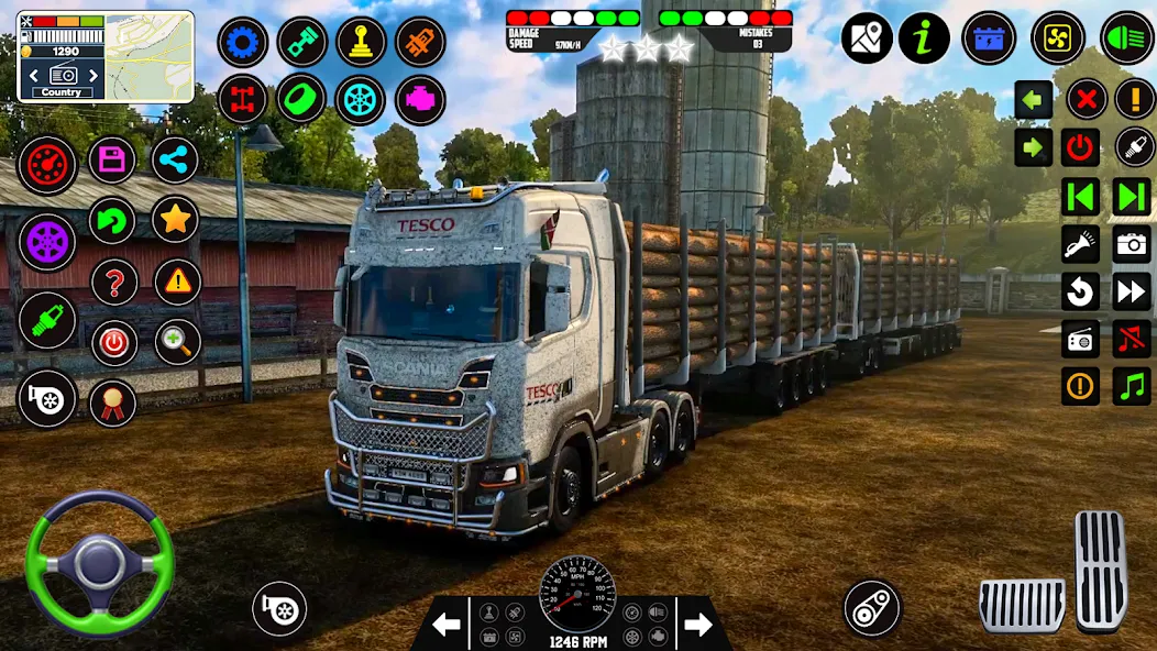 City Truck Simulator 2023 [МОД Бесконечные деньги] Screenshot 2