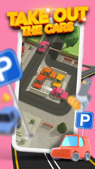 Parking Jam 3D (Парковочный затор 3D) [МОД Unlocked] Screenshot 1