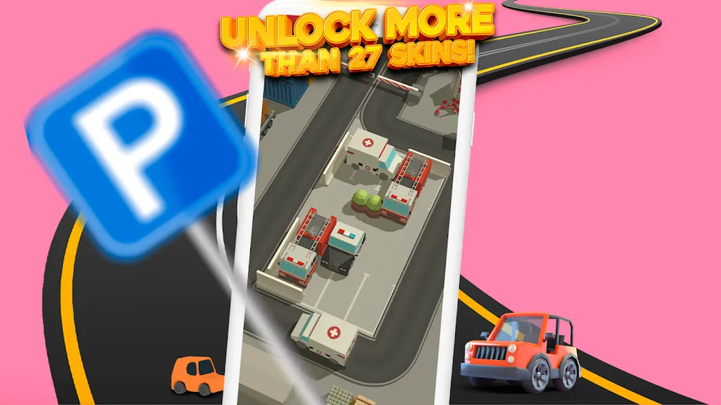 Parking Jam 3D (Парковочный затор 3D) [МОД Unlocked] Screenshot 3
