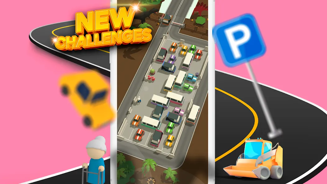 Parking Jam 3D (Парковочный затор 3D) [МОД Unlocked] Screenshot 4