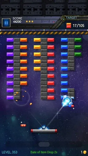 Brick Breaker Star: Space King [МОД Mega Pack] Screenshot 4